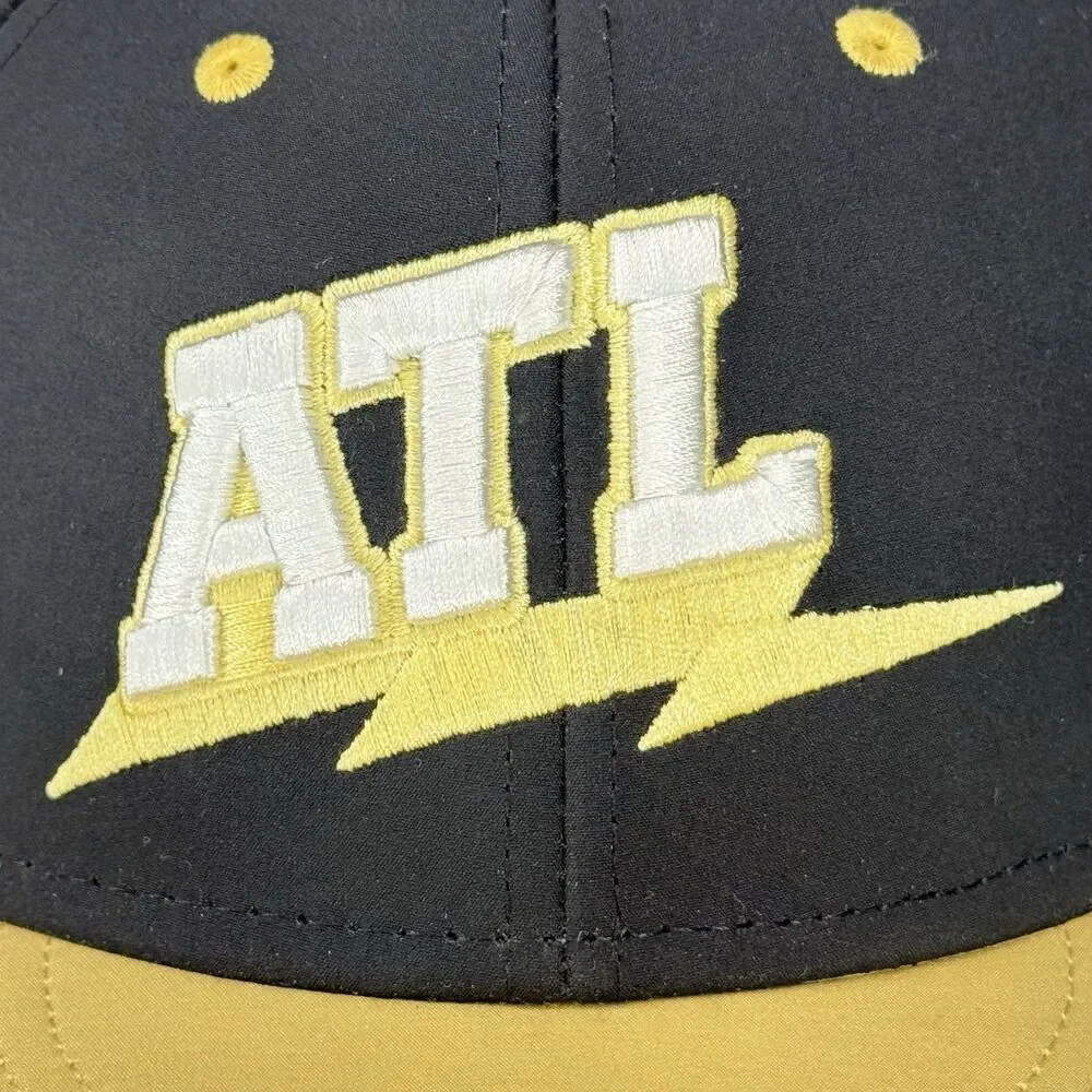 ATL The Game Pro Embroidered Logo Hat Dad Strapback Baseball Cap Atlanta